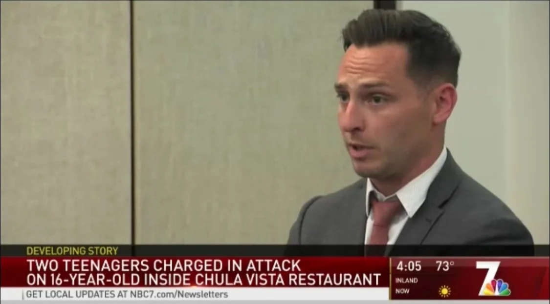 Matt Ferrara interviewed on NBC 7 San Diego